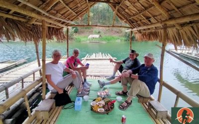 Countryside Adventure: Cycling, Bamboo Bridge, Ma River Cruise, Waterwheel, Rafting 1 Day