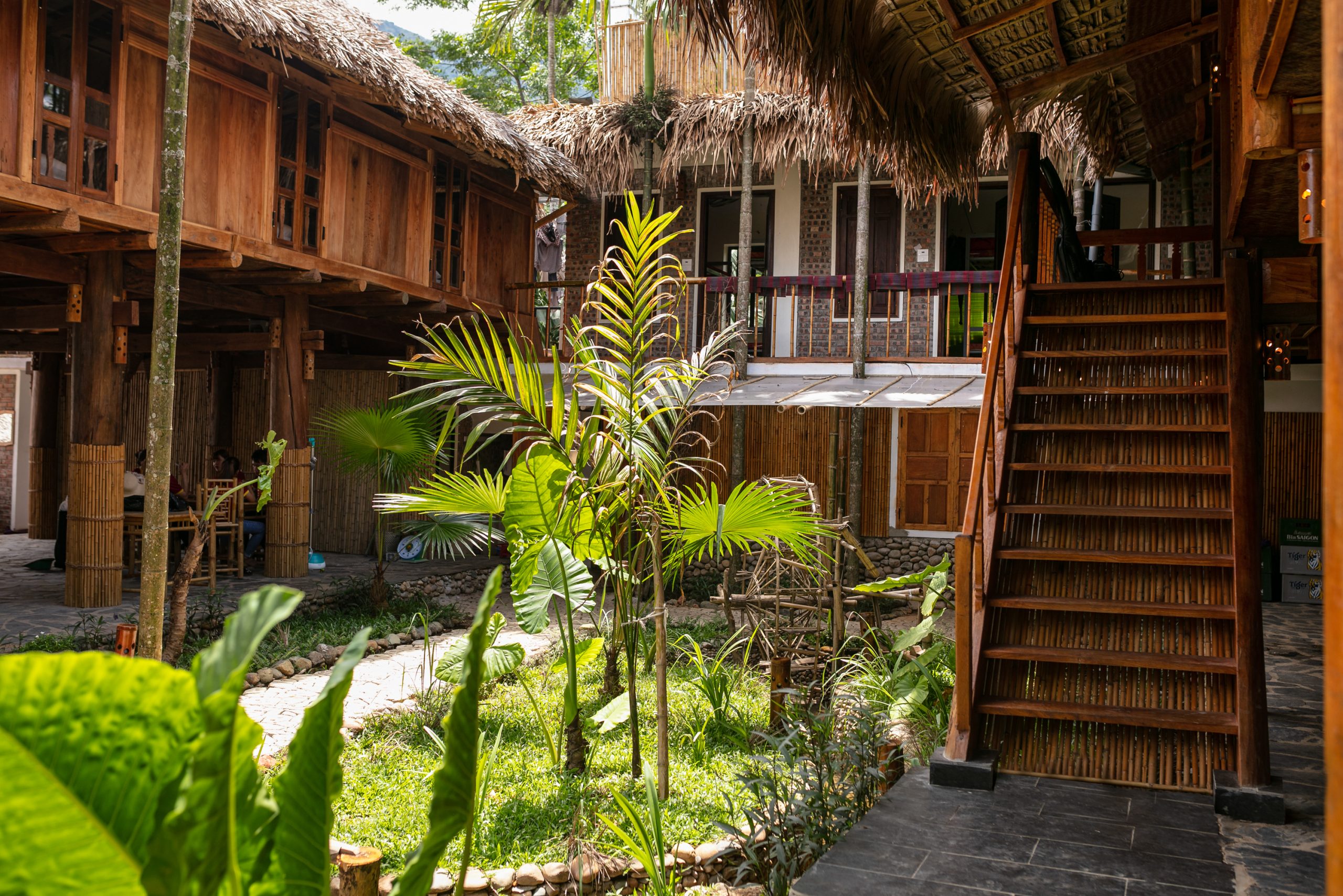 Garden near Restaurant